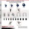 Service Caster 3.5 Inch 316SS Solid Poly Swivel 1-1/8 Inch Expanding Stem Caster Lock Brake SCC SCC-SS316TTLEX20S3514-SPUS-118 - alternate 3